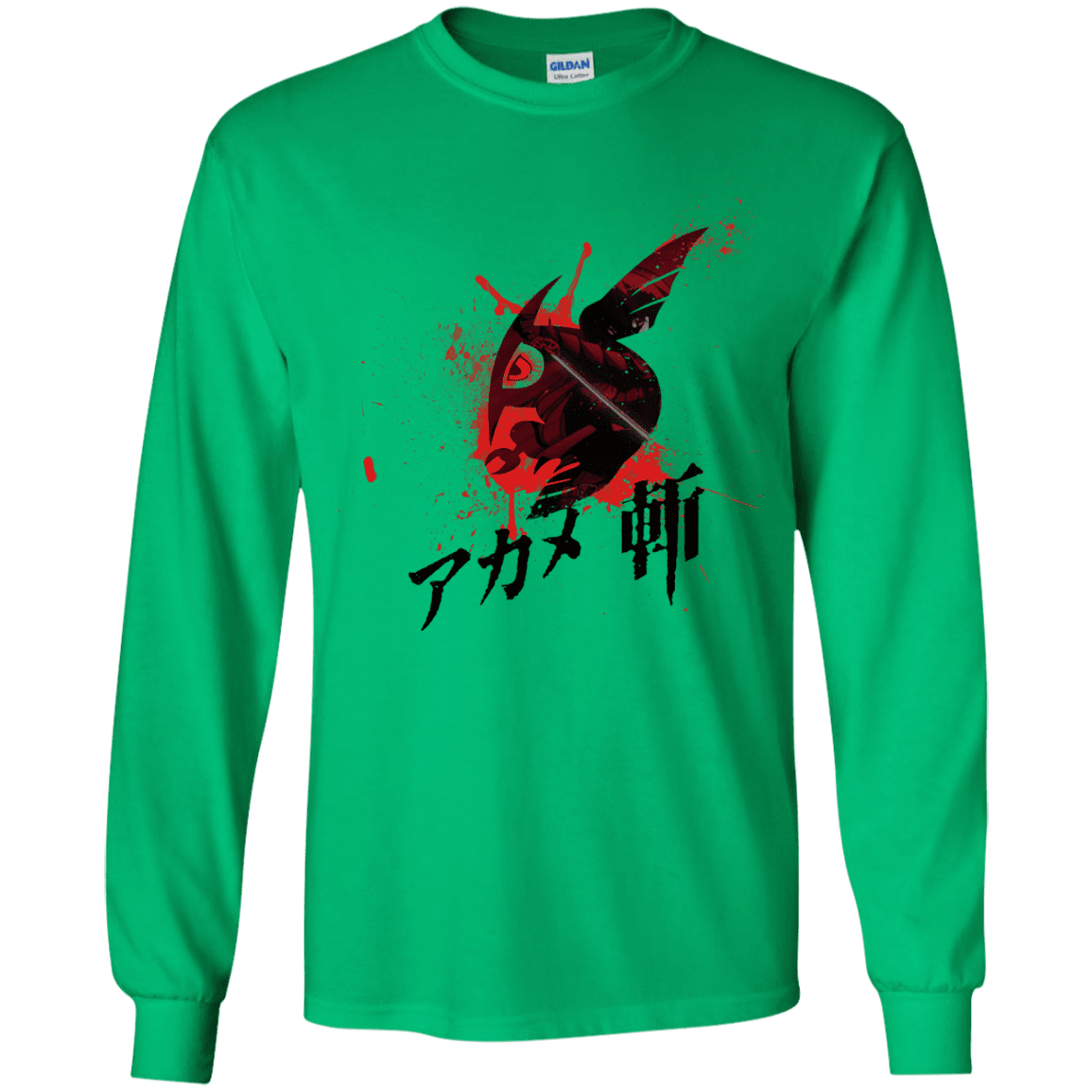 T-Shirts Irish Green / YS Akame Youth Long Sleeve T-Shirt