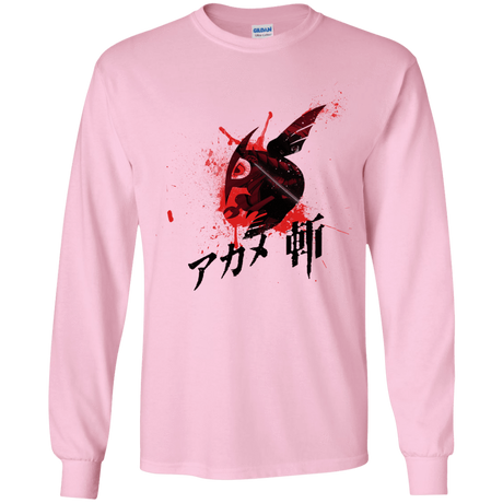 T-Shirts Light Pink / YS Akame Youth Long Sleeve T-Shirt