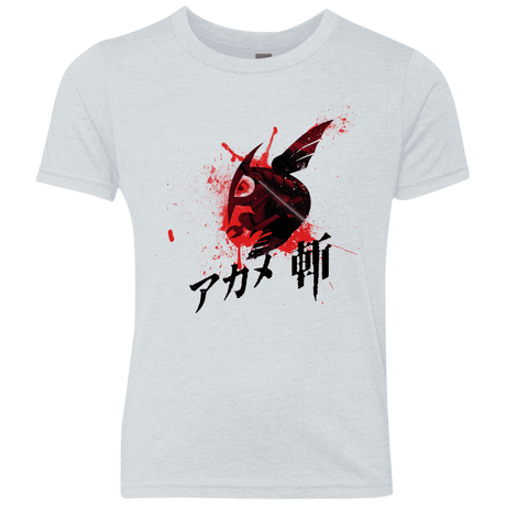 T-Shirts Heather White / YXS Akame Youth Triblend T-Shirt