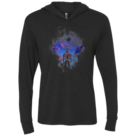 T-Shirts Vintage Black / X-Small AKIRA ART Triblend Long Sleeve Hoodie Tee