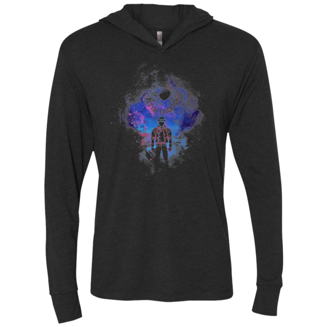 T-Shirts Vintage Black / X-Small AKIRA ART Triblend Long Sleeve Hoodie Tee