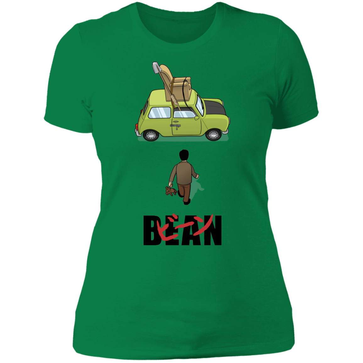 T-Shirts Kelly Green / S Akira Bean Women's Premium T-Shirt