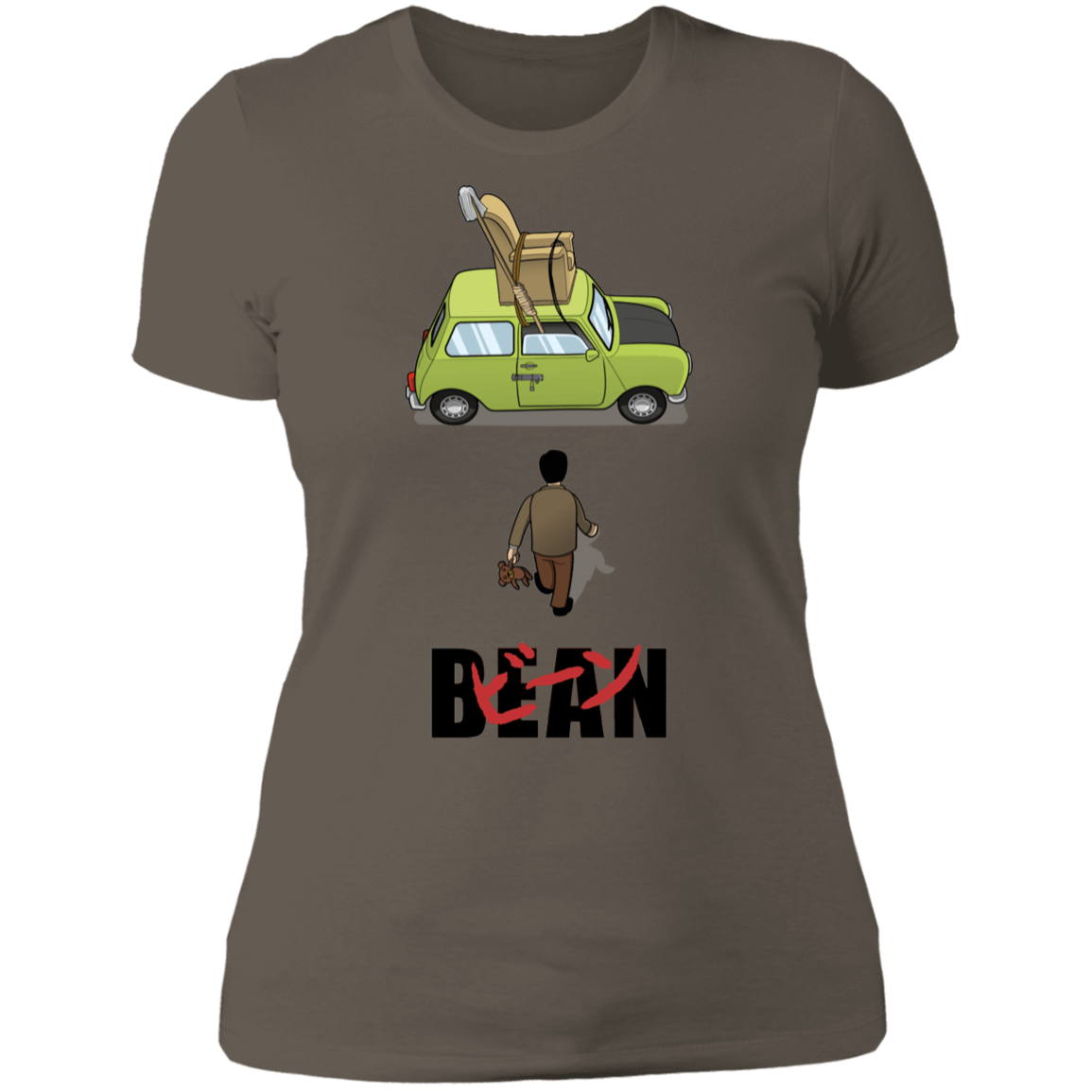 T-Shirts Warm Grey / S Akira Bean Women's Premium T-Shirt