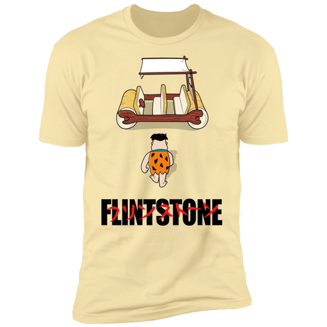 T-Shirts Banana Cream / S Akira Flintstone Men's Premium T-Shirt