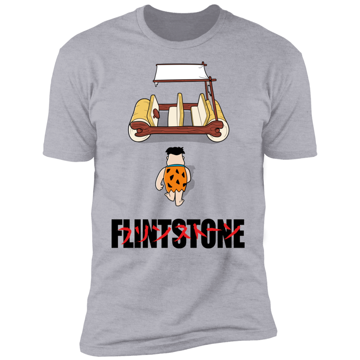T-Shirts Heather Grey / S Akira Flintstone Men's Premium T-Shirt