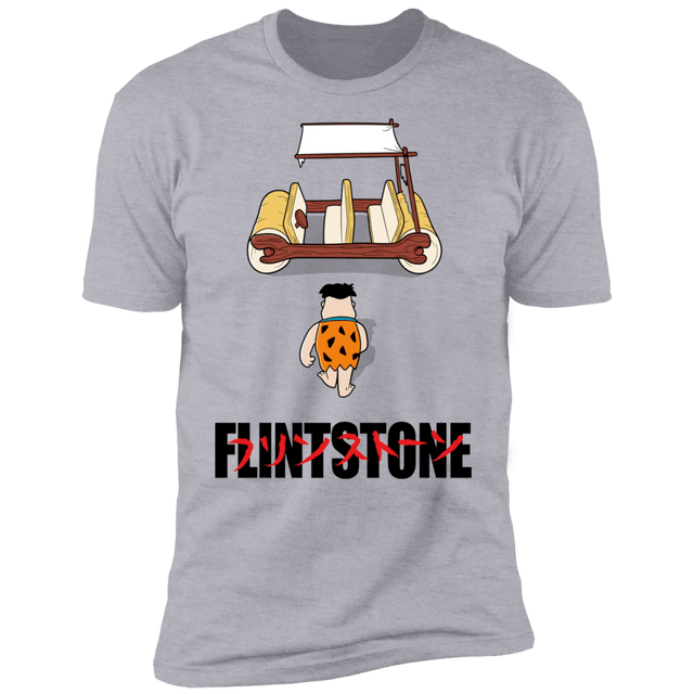 T-Shirts Heather Grey / S Akira Flintstone Men's Premium T-Shirt
