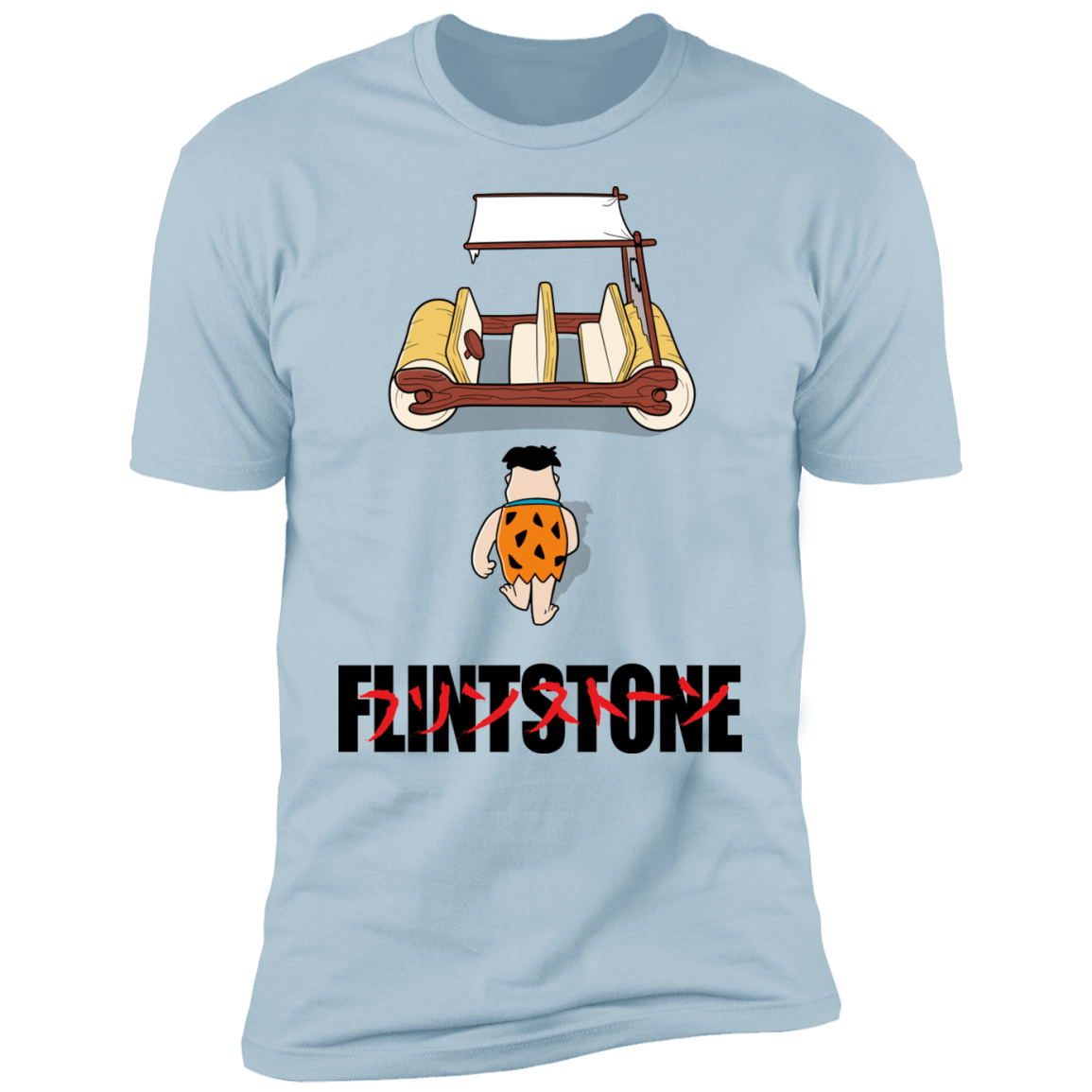 T-Shirts Light Blue / S Akira Flintstone Men's Premium T-Shirt