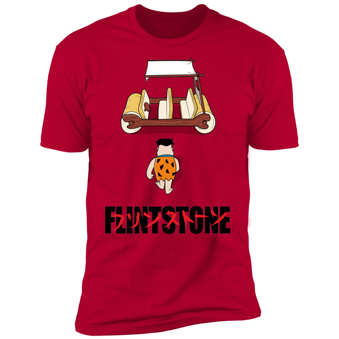 T-Shirts Red / S Akira Flintstone Men's Premium T-Shirt