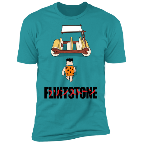 T-Shirts Tahiti Blue / S Akira Flintstone Men's Premium T-Shirt