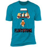 T-Shirts Turquoise / S Akira Flintstone Men's Premium T-Shirt