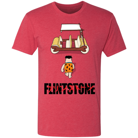 T-Shirts Vintage Red / S Akira Flintstone Men's Triblend T-Shirt