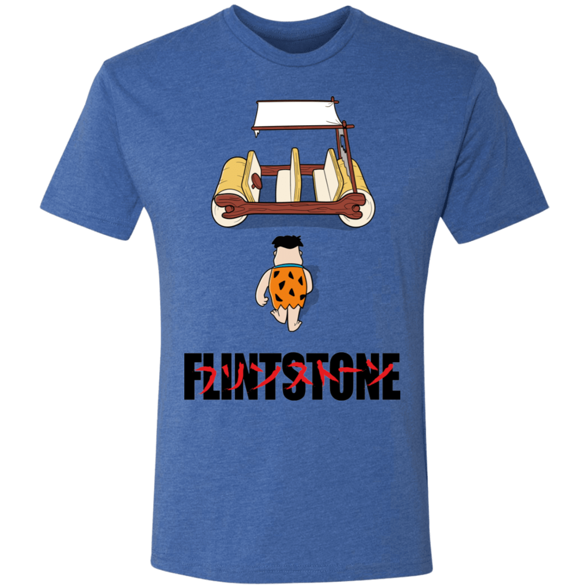 T-Shirts Vintage Royal / S Akira Flintstone Men's Triblend T-Shirt