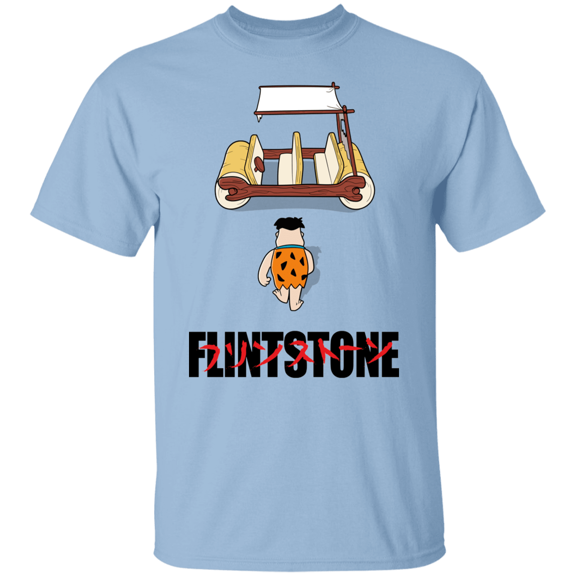 T-Shirts Light Blue / S Akira Flintstone T-Shirt