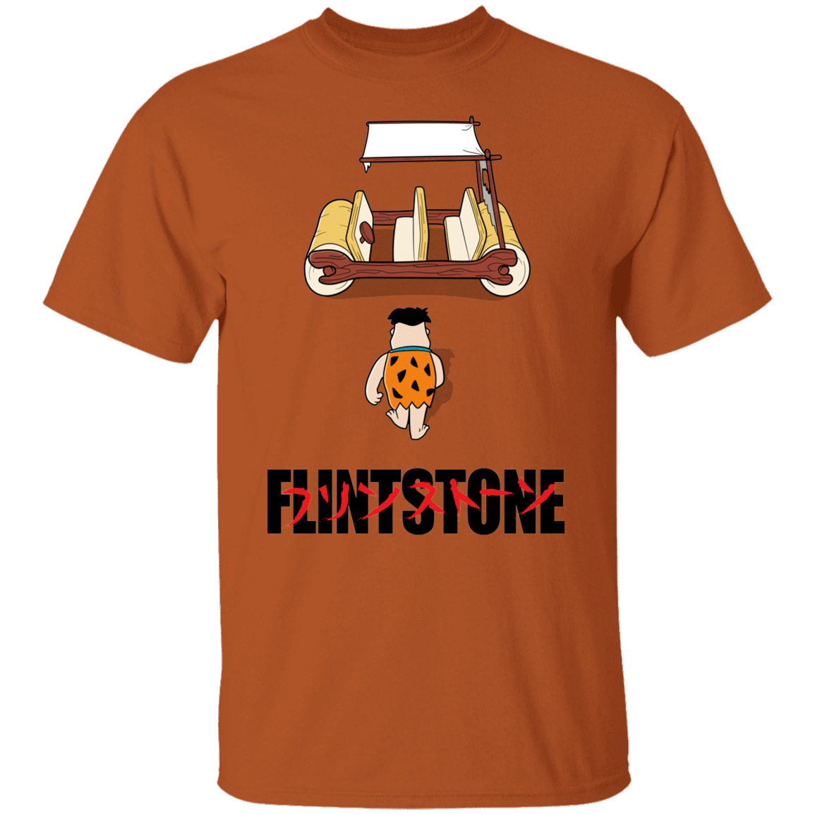 T-Shirts Texas Orange / S Akira Flintstone T-Shirt