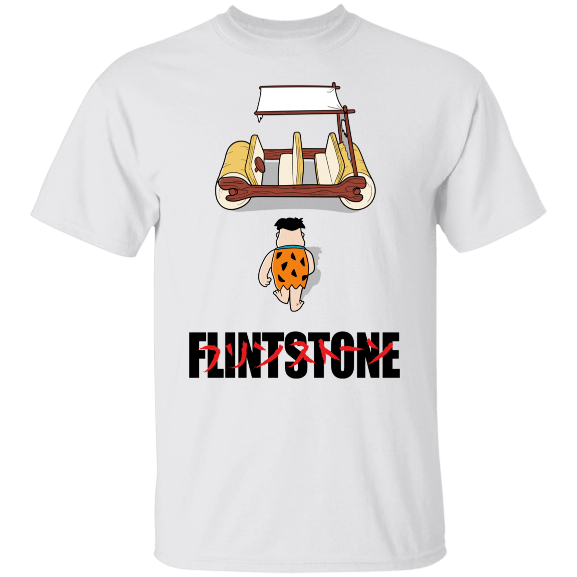 T-Shirts White / S Akira Flintstone T-Shirt