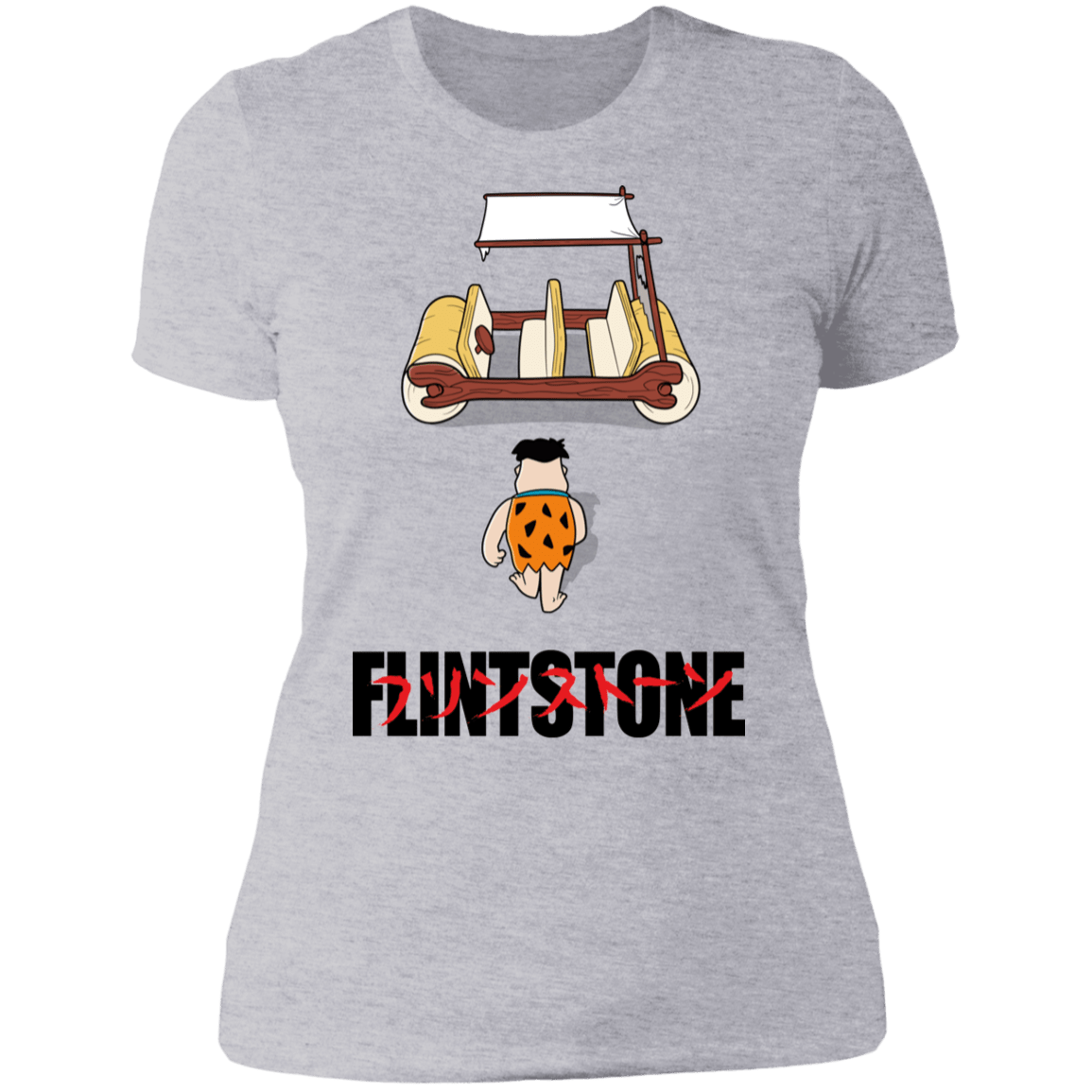 T-Shirts Heather Grey / S Akira Flintstone Women's Premium T-Shirt
