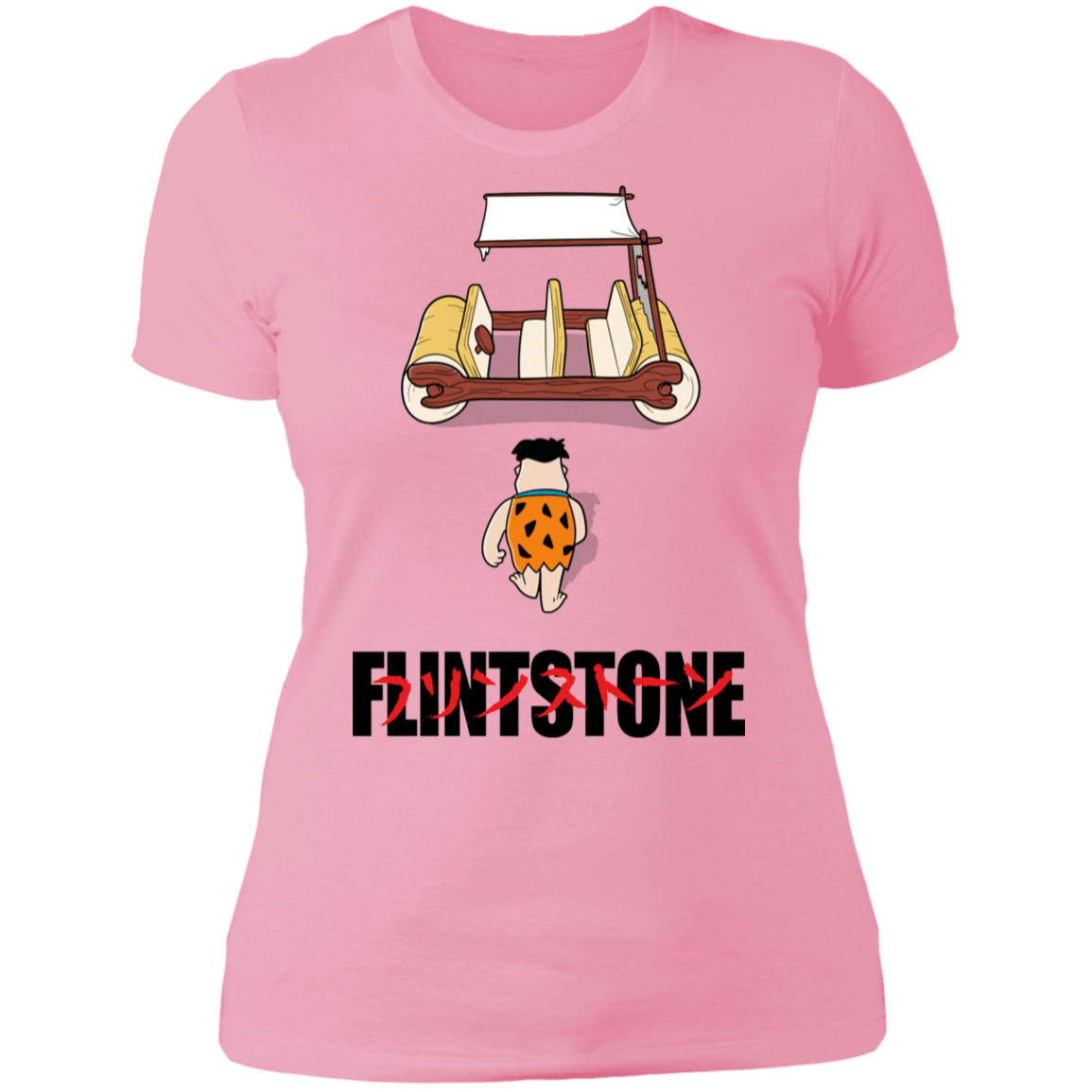 T-Shirts Light Pink / S Akira Flintstone Women's Premium T-Shirt