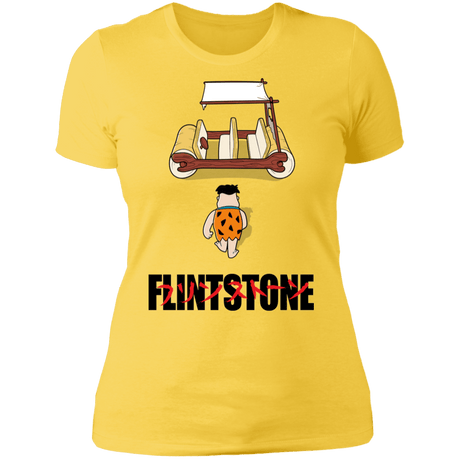 T-Shirts Vibrant Yellow / S Akira Flintstone Women's Premium T-Shirt
