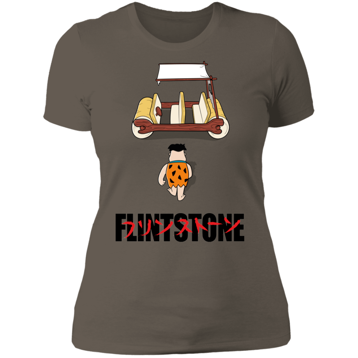 T-Shirts Warm Grey / S Akira Flintstone Women's Premium T-Shirt