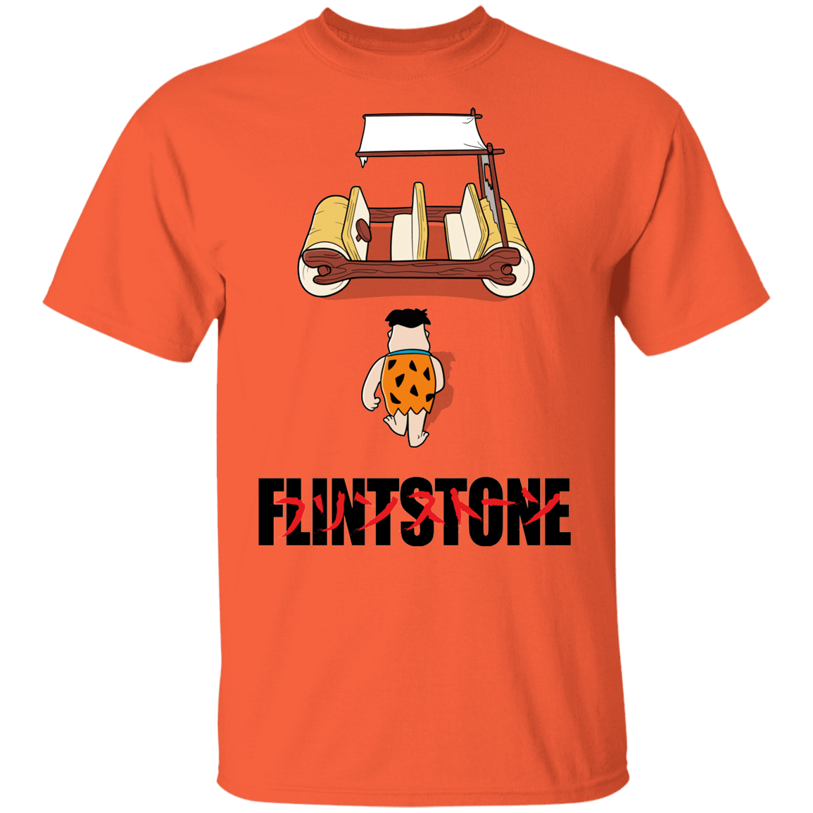 T-Shirts Orange / YXS Akira Flintstone Youth T-Shirt