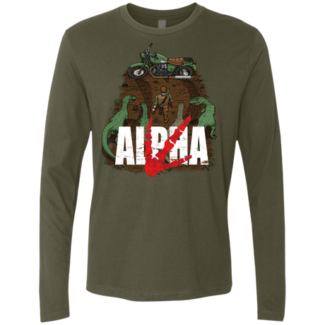 T-Shirts Military Green / Small Akira Park Men's Premium Long Sleeve