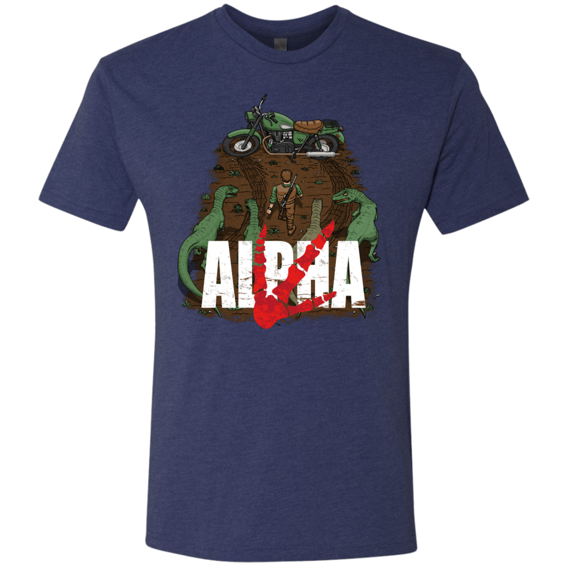 T-Shirts Vintage Navy / Small Akira Park Men's Triblend T-Shirt