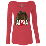 T-Shirts Vintage Red / Small Akira Park Women's Triblend Long Sleeve Shirt