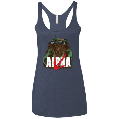 T-Shirts Vintage Navy / X-Small Akira Park Women's Triblend Racerback Tank