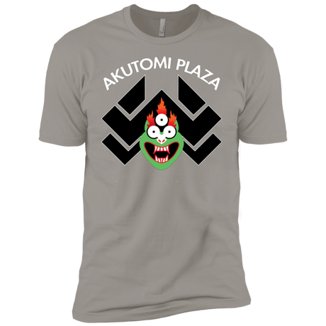T-Shirts Light Grey / YXS Akutomi Plaza Boys Premium T-Shirt