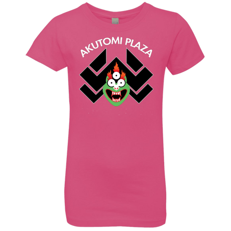 T-Shirts Hot Pink / YXS Akutomi Plaza Girls Premium T-Shirt