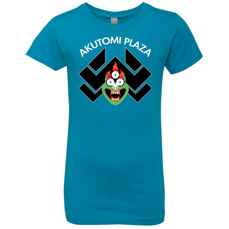 T-Shirts Turquoise / YXS Akutomi Plaza Girls Premium T-Shirt