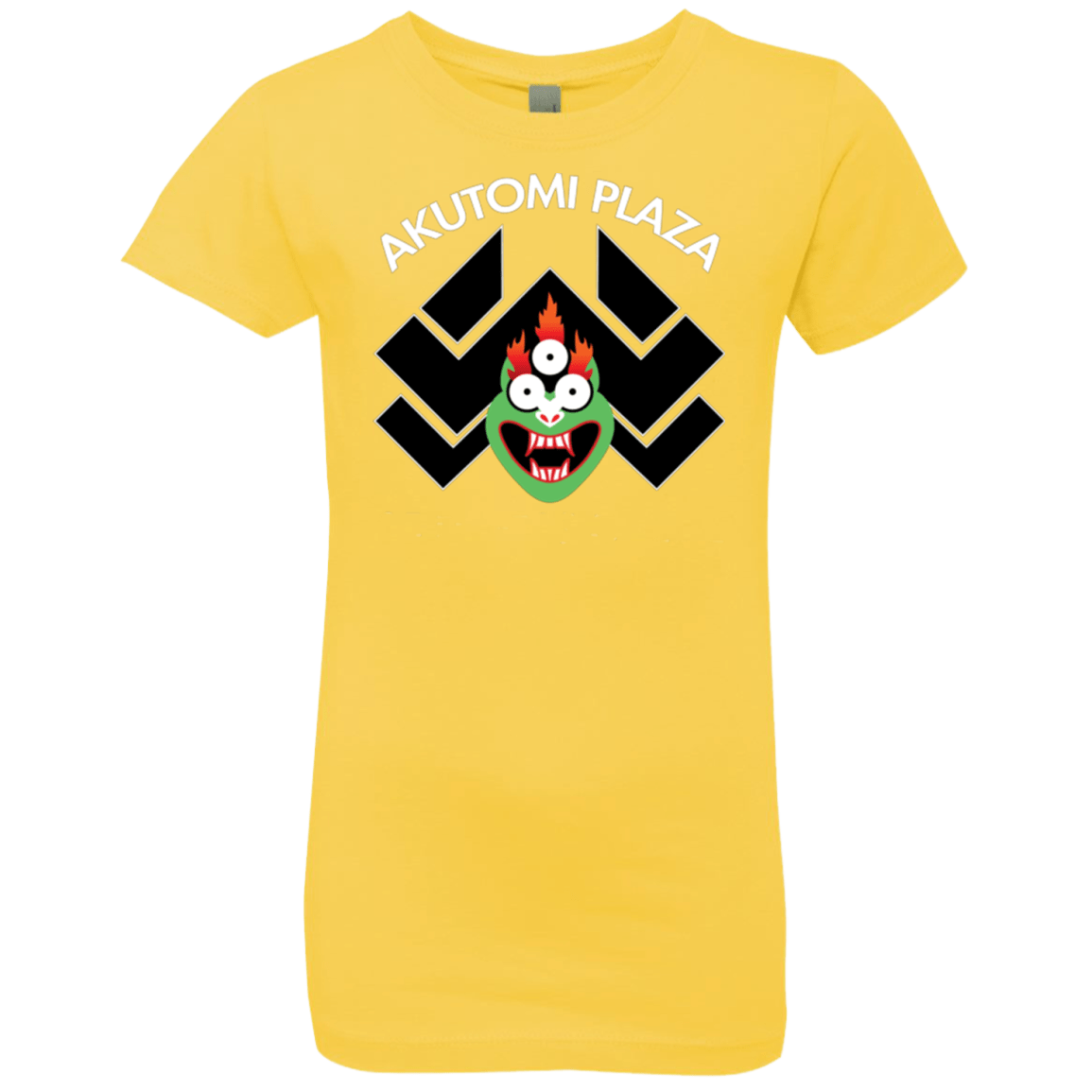 T-Shirts Vibrant Yellow / YXS Akutomi Plaza Girls Premium T-Shirt