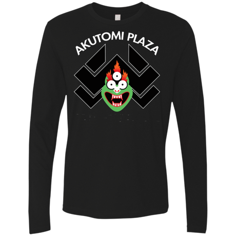 T-Shirts Black / Small Akutomi Plaza Men's Premium Long Sleeve