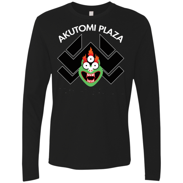 T-Shirts Black / Small Akutomi Plaza Men's Premium Long Sleeve