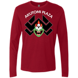 T-Shirts Cardinal / Small Akutomi Plaza Men's Premium Long Sleeve