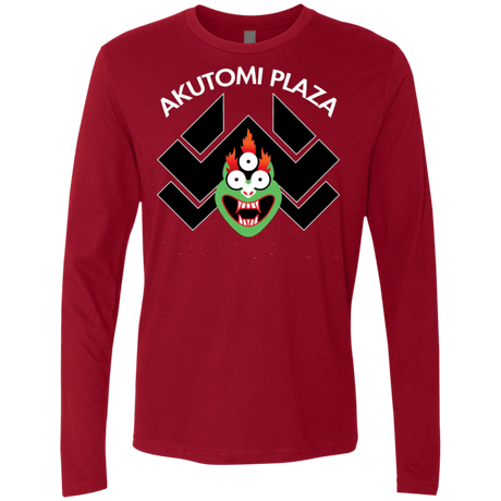 T-Shirts Cardinal / Small Akutomi Plaza Men's Premium Long Sleeve