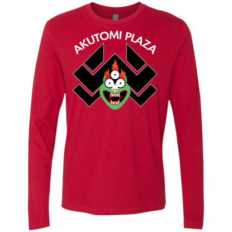 T-Shirts Red / Small Akutomi Plaza Men's Premium Long Sleeve