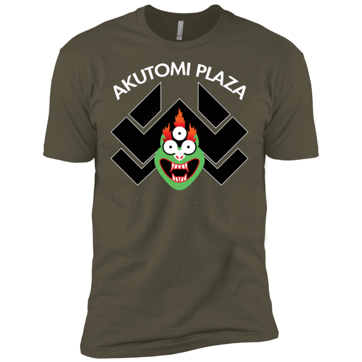 T-Shirts Military Green / X-Small Akutomi Plaza Men's Premium T-Shirt