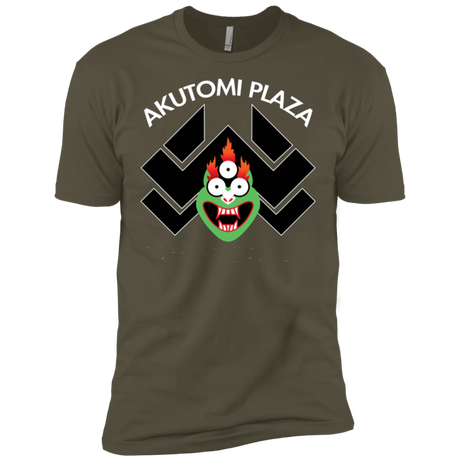 T-Shirts Military Green / X-Small Akutomi Plaza Men's Premium T-Shirt