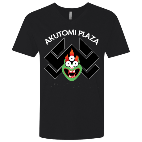 T-Shirts Black / X-Small Akutomi Plaza Men's Premium V-Neck