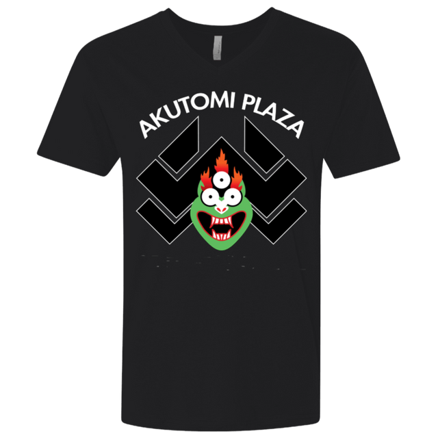 T-Shirts Black / X-Small Akutomi Plaza Men's Premium V-Neck