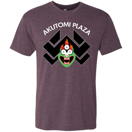 T-Shirts Vintage Purple / Small Akutomi Plaza Men's Triblend T-Shirt