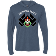 T-Shirts Indigo / X-Small Akutomi Plaza Triblend Long Sleeve Hoodie Tee