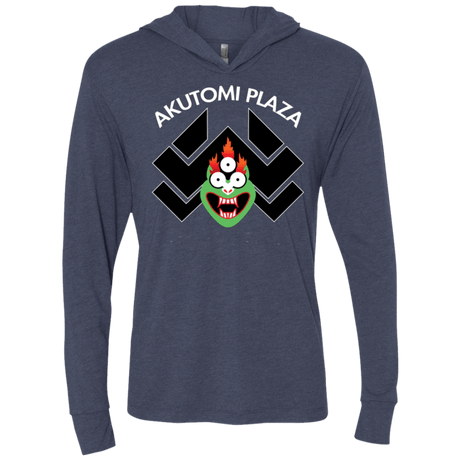 T-Shirts Vintage Navy / X-Small Akutomi Plaza Triblend Long Sleeve Hoodie Tee