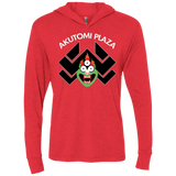 T-Shirts Vintage Red / X-Small Akutomi Plaza Triblend Long Sleeve Hoodie Tee