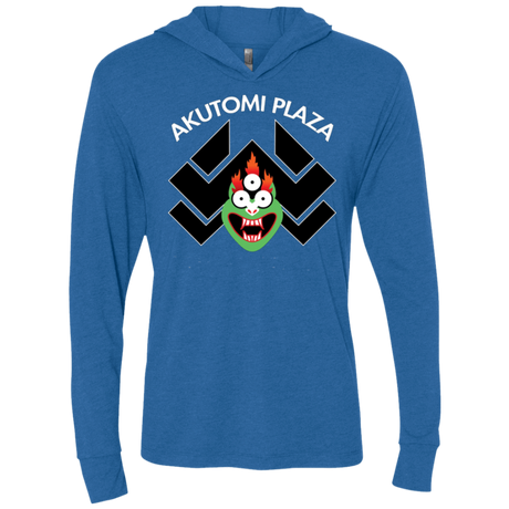 T-Shirts Vintage Royal / X-Small Akutomi Plaza Triblend Long Sleeve Hoodie Tee