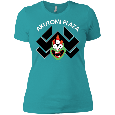T-Shirts Tahiti Blue / X-Small Akutomi Plaza Women's Premium T-Shirt