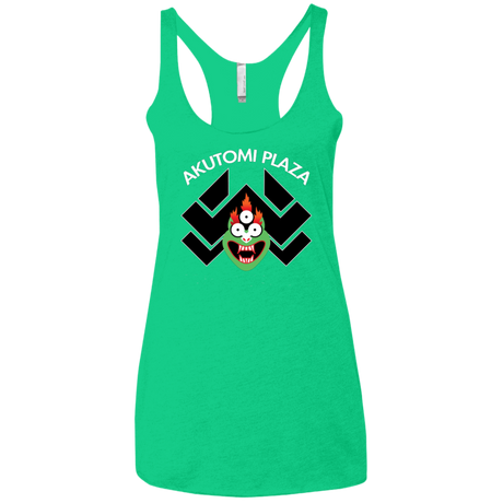 T-Shirts Envy / X-Small Akutomi Plaza Women's Triblend Racerback Tank