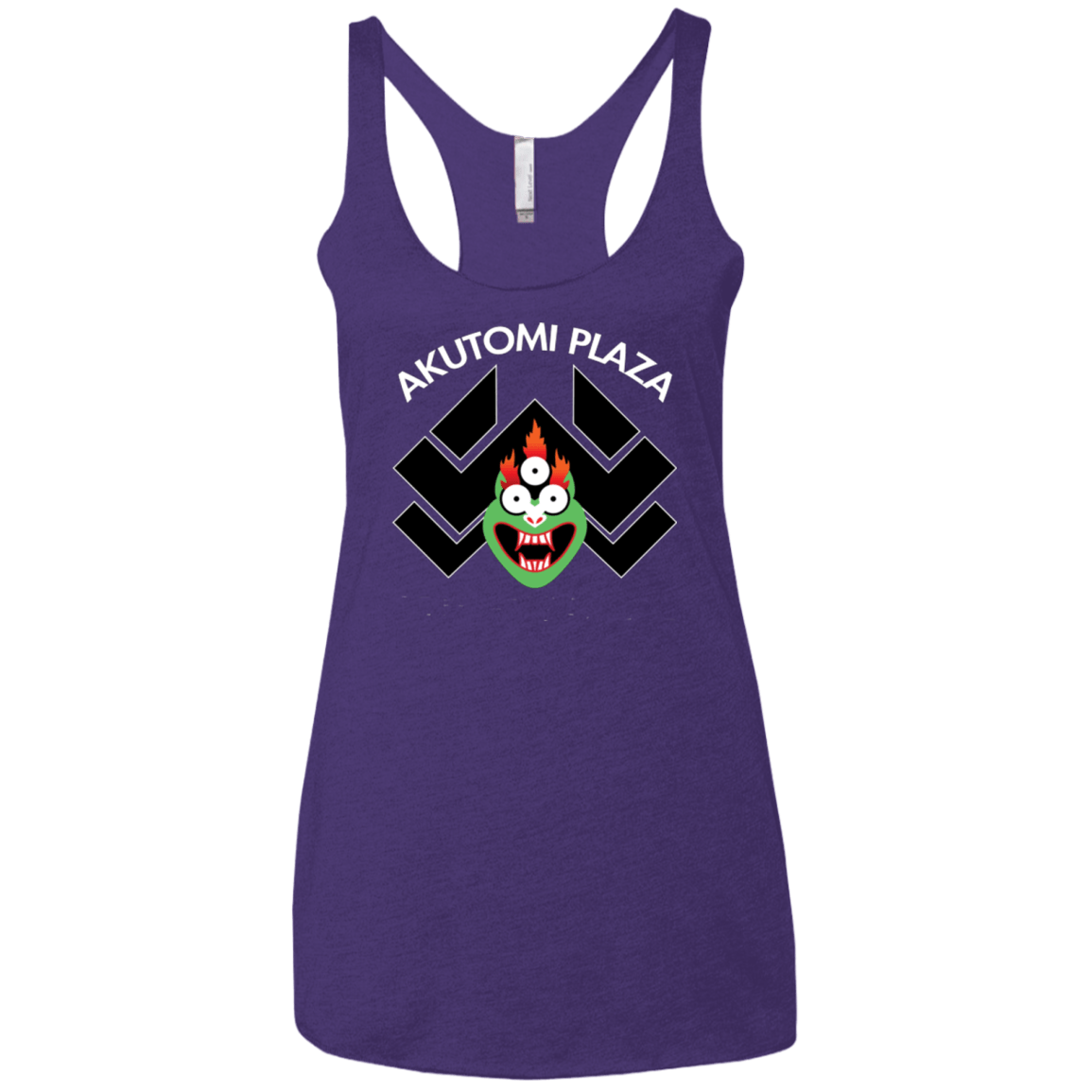 T-Shirts Purple / X-Small Akutomi Plaza Women's Triblend Racerback Tank