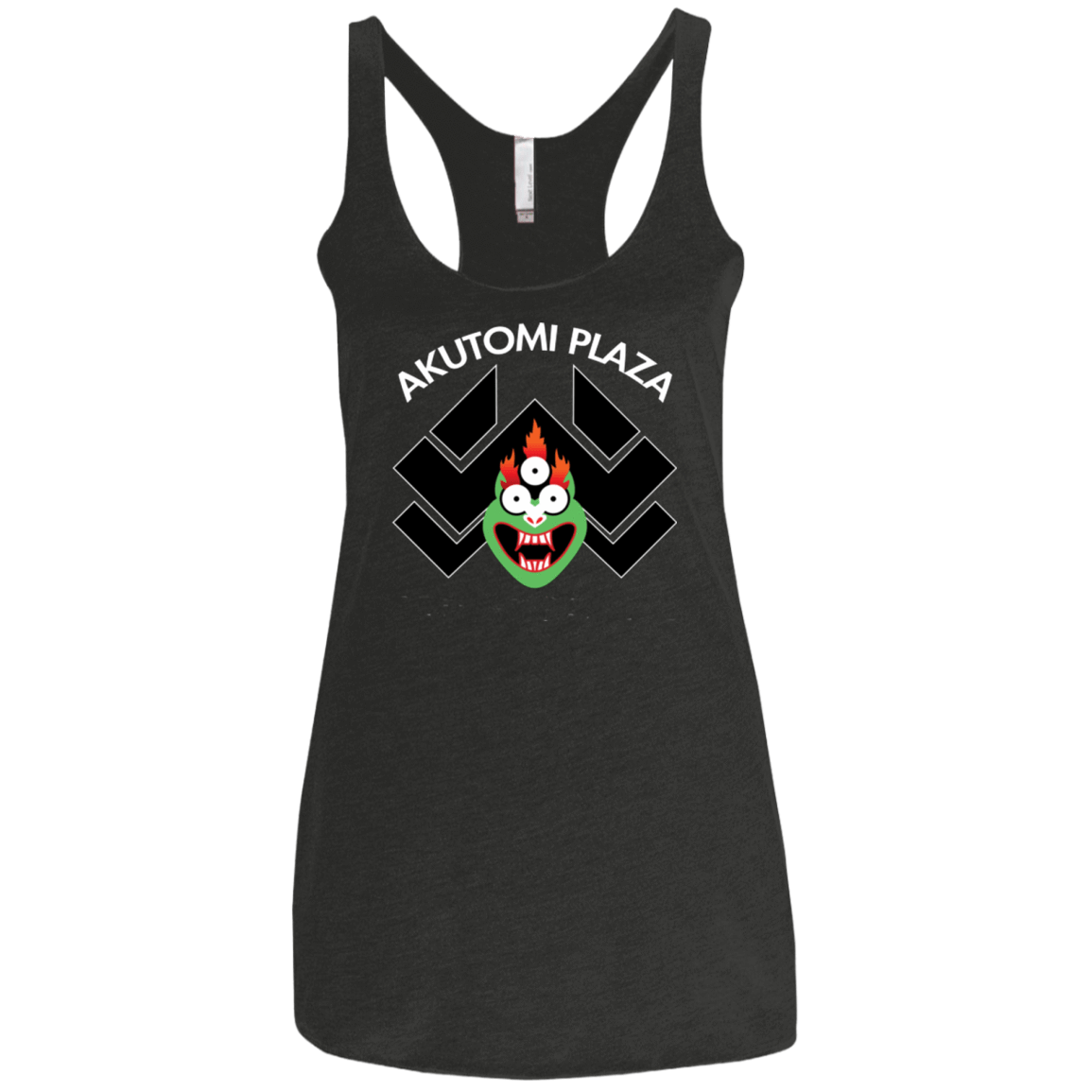 T-Shirts Vintage Black / X-Small Akutomi Plaza Women's Triblend Racerback Tank